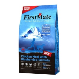 FirstMate Chicken Meal With Blueberries Small Bites сухой беззерновой корм для взрослых собак мелких пород с курицей и голубикой - 2,3 кг
