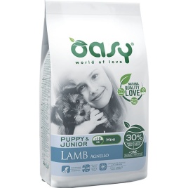 Oasy Dry Dog OAP Puppy Mini сухой корм для щенков мелких пород с ягненком - 2,5 кг