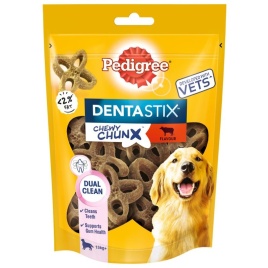 Pedigree Denta Stix лакомство для собак средних и крупных пород в форме жевательных кусочков со вкусом говядины 68 г