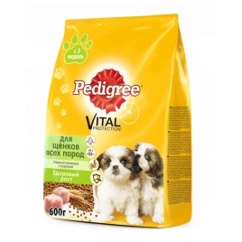 Pedigree сухой корм с курицей для первого прикорма щенков всех пород с 3 недель - 600 гр