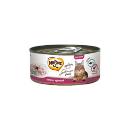 Мнямс консервы Тунец с курицей в нежном желе для кошек - 70 г