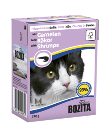 Bozita кусочки в соусе со вкусом креветок для кошек - 370 г