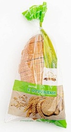 Батон 400г с отрубями Крымхлеб, уп. нарезка