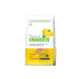 Сухой корм Trainer Natural Small and Toy для взрослых собак мелких и миниатюрных пород с курицей и рисом 800 грамм