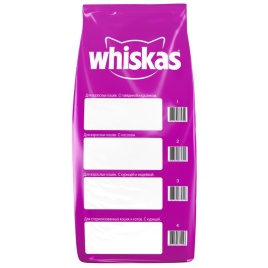 Whiskas сухой корм в виде подушечек с паштетом с говядиной 5 кг