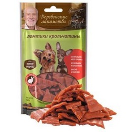ДЕРЕВЕНСКИЕ ЛАКОМСТВА для мини-пород Ломтики крольчатины 55 гр