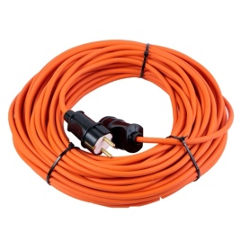 Удлинитель садовый смотка УС-1-30 1 розетка, без заземления, ПВС 2х0,75, 30м (1/10)