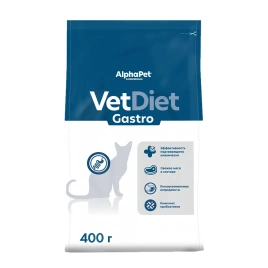 Сухой корм ALPHAPET Veterinary Diet Gastrointestinal Adult Cat, 400 г