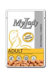 Паучи Dr. Alder's My Lady Adult для взрослых кошек с мясом индейки 85 г