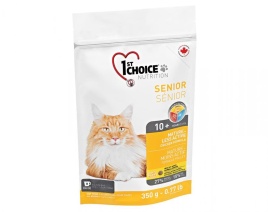 1st Choice Mature or Less Active для кошек с цыпленком - 350 гр