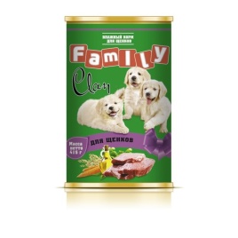 Clan Family влажный корм для щенков с курицей в консервах - 415 г