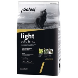Golosi Cat Adult Light сухой корм для кошек с избыточным весом с курицей и рисом - 20 кг