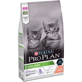 Pro Plan Kitten Sterilised сухой корм для стерилизованных котят с лососем - 1,5 кг