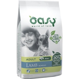 Oasy Dry Dog OAP Adult Small сухой корм для взрослых собак мелких пород с ягненком - 2,5 кг