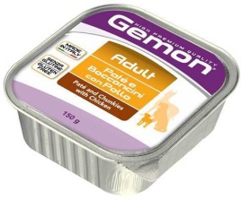 Gemon dog для собак паштет с кусочками курицы 150 г