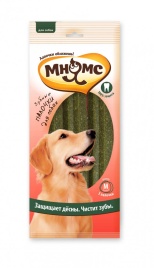 Мнямс Зубные палочки для собак размер M, 3 шт х 65 г 17,5 см