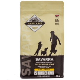 Savarra Puppy Сухой корм для щенков с индейкой и рисом - 1 кг
