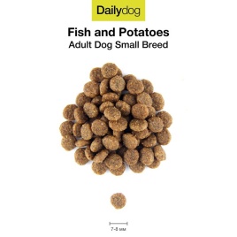 Сухой корм Dailydog Adult Small Breed Fish and Potatoes для взрослых собак мелких и миниатюрных пород с рыбой и картофелем 1.5 кг