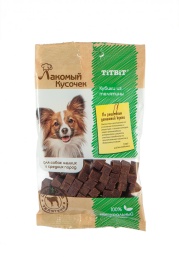 Titbit Лакомство Лакомый кусочек Кубики из телятины - 80 г