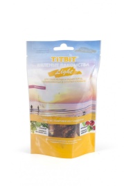 Titbit вяленые лакомства мягкие ломтики из телятины Light 40 г