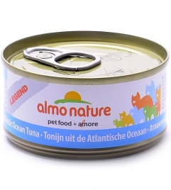 Almo Nature Legend Adult Cat Atlantic Tuna консервы с тунцом в бульоне для взрослых кошек - 70 г