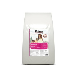 Сухой корм Karmy Sensetive для взрослых кошек с чувствительным пищеварением с индейкой 10 кг