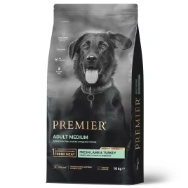 Сухой корм Premier Dog Adult Medium Lamb & Turkey для собак средних пород, с ягненком и индейкой, 10 кг