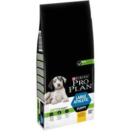 Сухой корм Pro Plan Puppy Large Athletic для щенков крупных пород с атлетическим телосложением с курицей рисом - 12 кг