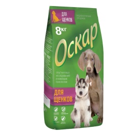Оскар сухой корм для щенков - 8 кг