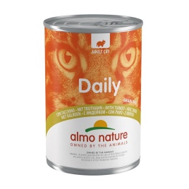 Almo Nature Daily Menu Adult Cat Turkey консервы для взрослых кошек меню с индейкой - 400 г