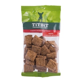 TiTBiT Начос в мясной обсыпке для собак, золотая коллекция - 75 г