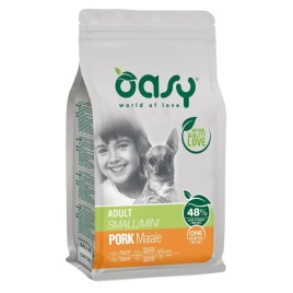 Oasy Dry Dog OAP Adult Small сухой корм для взрослых собак мелких пород со свининой - 2,5 кг