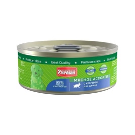 Четвероногий Гурман Мясное ассорти с кроликом для щенков 100 г