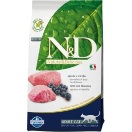 Farmina N&D Cat Lamb & Blueberry Adult - 5 кг
