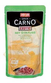 Animonda Gran Carno Exotic/ Гран Карно Экзотик с мясом страуса для собак 125 г (паучи)