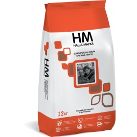 Наша Марка сухой корм для взрослых собак крупных пород с цыплёнком 12 кг