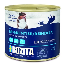 Bozita Reindeer мясной паштет для взрослых собак с олениной - 625 г
