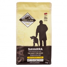 Savarra Adult Dog Turkey Сухой корм для взрослых собак с индейкой и рисом - 1 кг