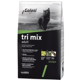 Golosi Cat Adult Tri Mix сухой корм для кошек с курицей, говядиной и рисом - 20 кг