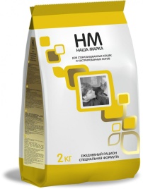 Наша Марка корм для стерилизованных кошек и кастрированных котов 15 кг