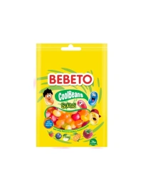 Жеват.конфеты COOL BEANS SOUR MIX со вкусом яблока, апельсина, клубники, малины и черники 60г
