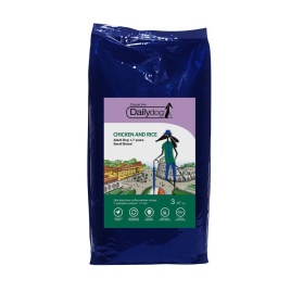 Dailydog Casual Dog Adult Small Chicken and Rice сухой корм для взрослых собак мелких пород с курицей и рисом - 3 кг