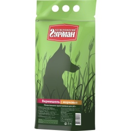 Каша для собак Четвероногий гурман вермишель с морковью - 3 кг