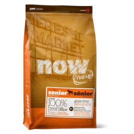 NOW Fresh Grain Free сухой беззерновой корм для пожилых собак и собак, склонных к избыточному весу, с индейкой, уткой и овощами - 5,45 кг