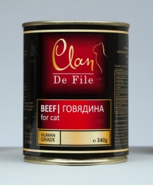 Консервы Clan De File для кошек с говядиной - 340 г