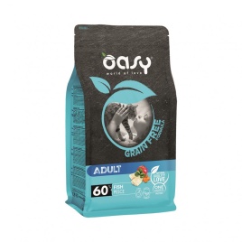 Oasy Dry Cat Grain Free Adult сухой беззерновой корм для кошек с рыбой - 1,5 кг