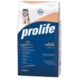 Prolife Dog Adult сухой корм для собак с лососем и рисом 800 г