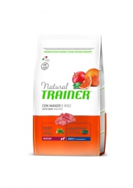 Trainer Natural Medium Adult для взрослых собак средних пород с говядиной и рисом 3 кг