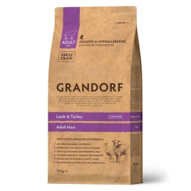 Сухой корм Grandorf Maxi Turkey для взрослых собак крупных пород, с индейкой, 10 кг