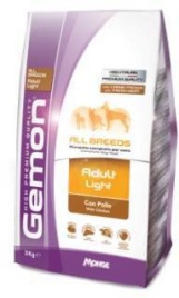 GEMON DOG LIGHT низкокалорийный корм для взрослых собак всех пород 20 кг